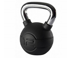 Rubber coated kettlebells